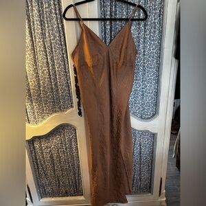 Victoria's Secret Tan Slip Dress